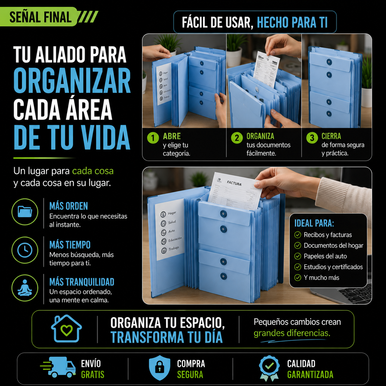 Carpeta organizadora