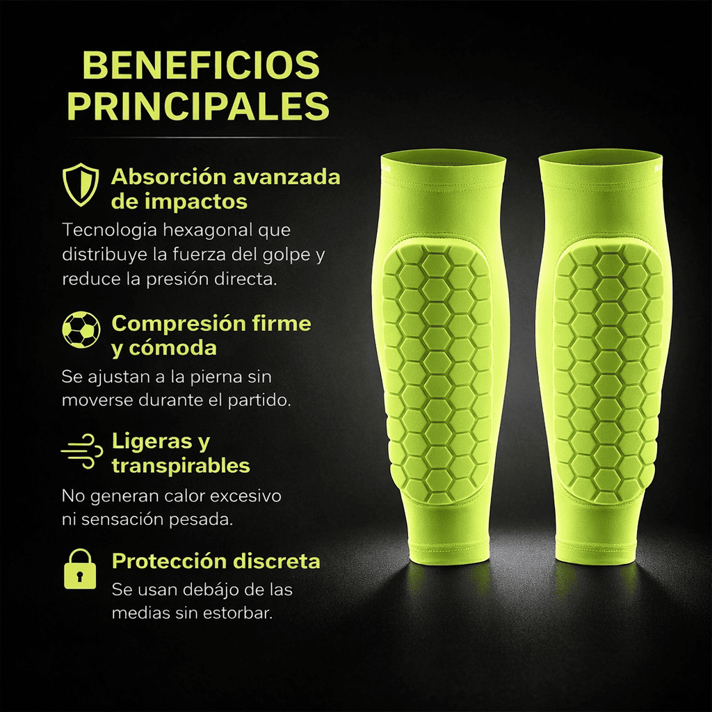Canilleras deportivas x2