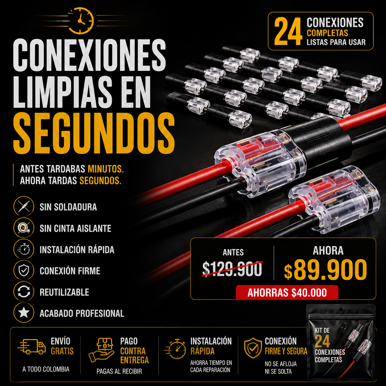 V4 Conector de Cables