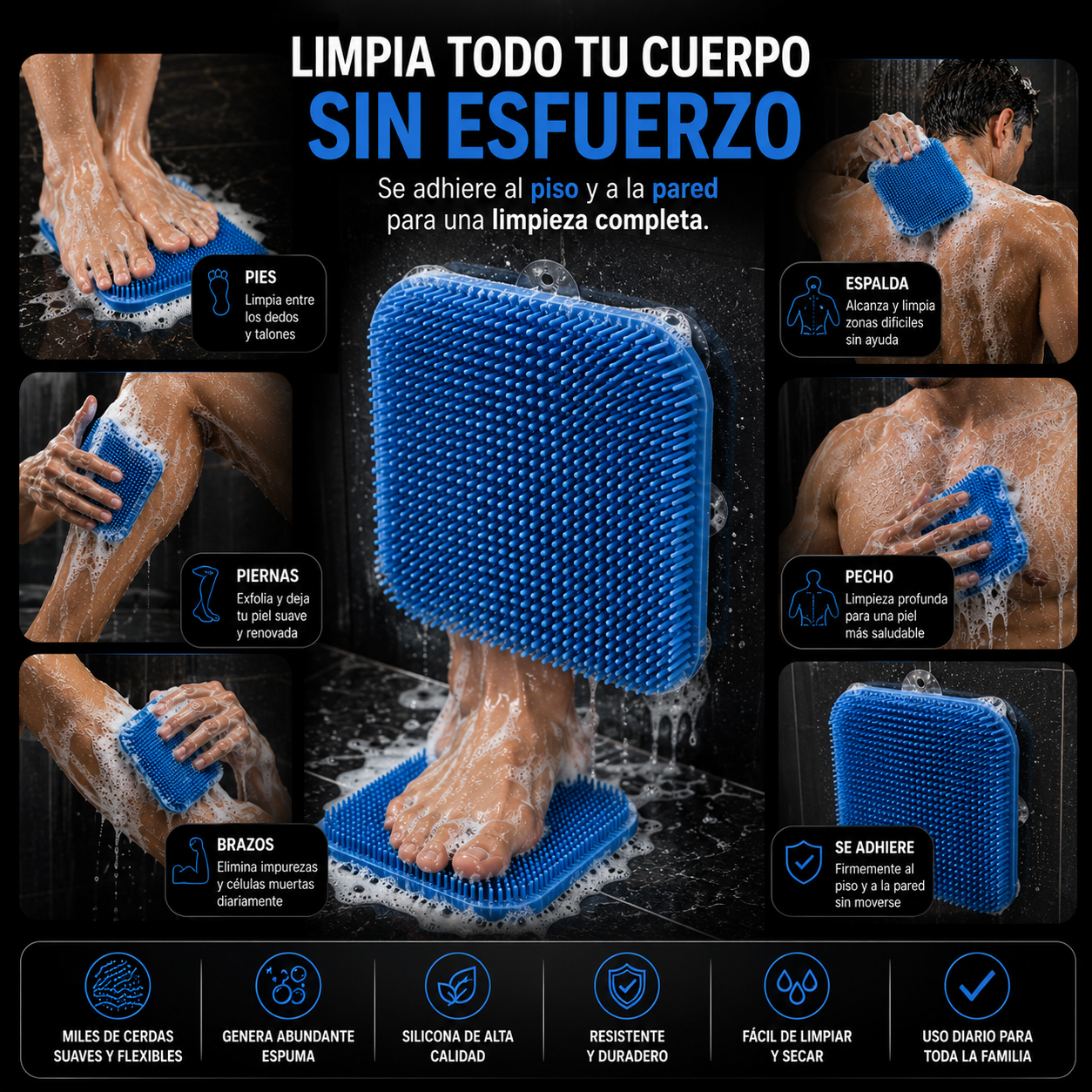 Limpiador de ducha