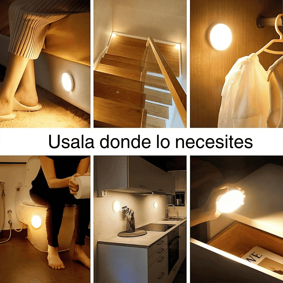 Lampara sensorial MoviLuz  (Pack por dos unidades)