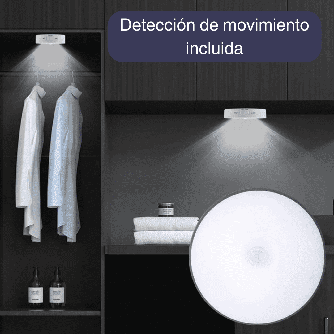 Lampara sensorial MoviLuz  (Pack por dos unidades)