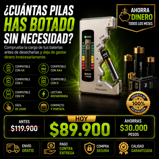 V6 Probador de pilas