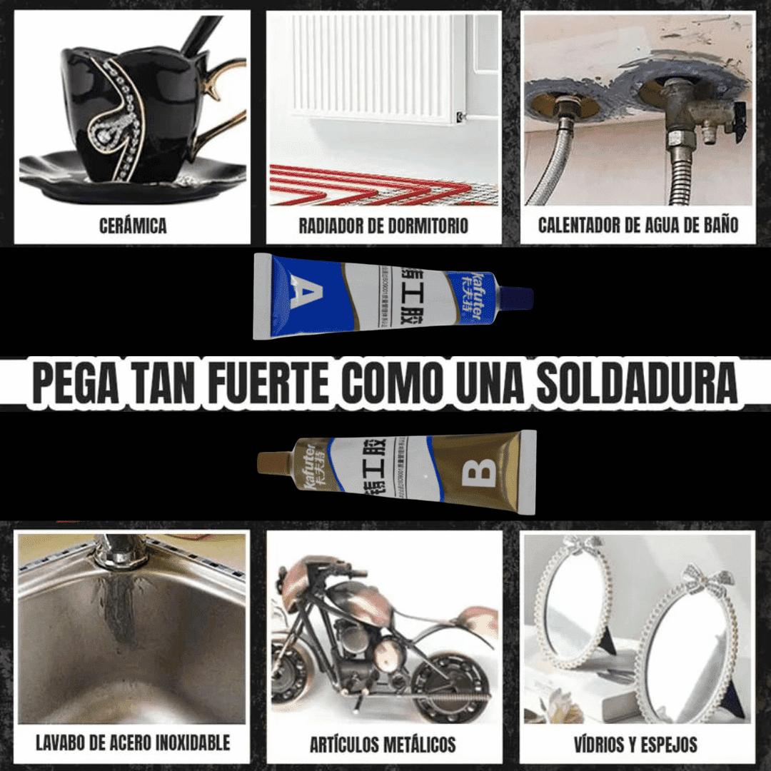 Soldadura liquida:  Reparaciones rápidas y duraderas en cualquier material