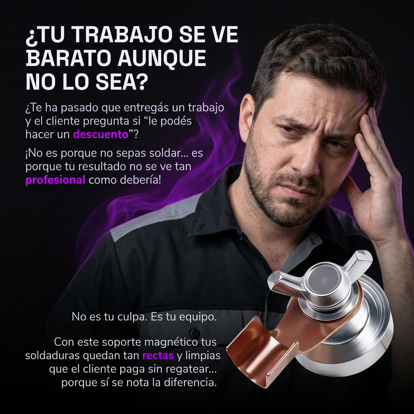 Cabezal manetico soldadura V3
