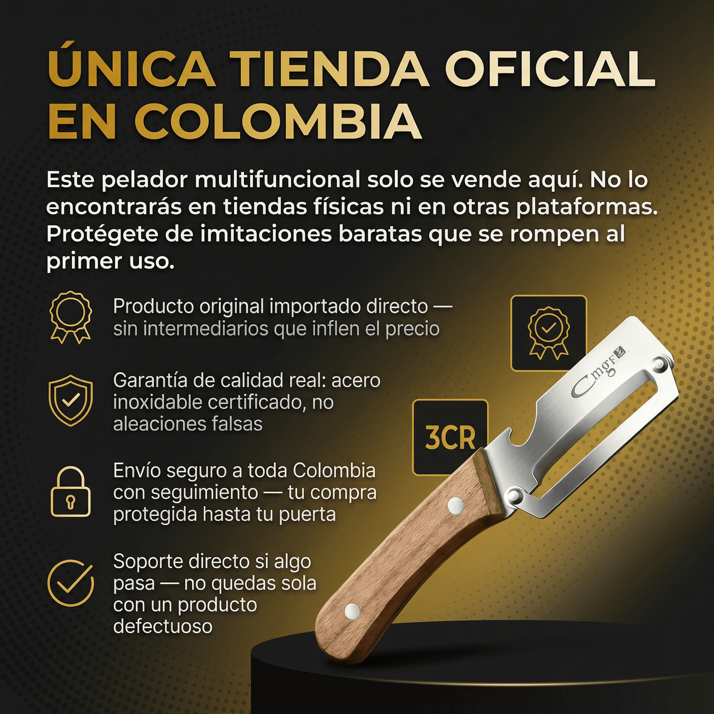 Pelador multifuncional