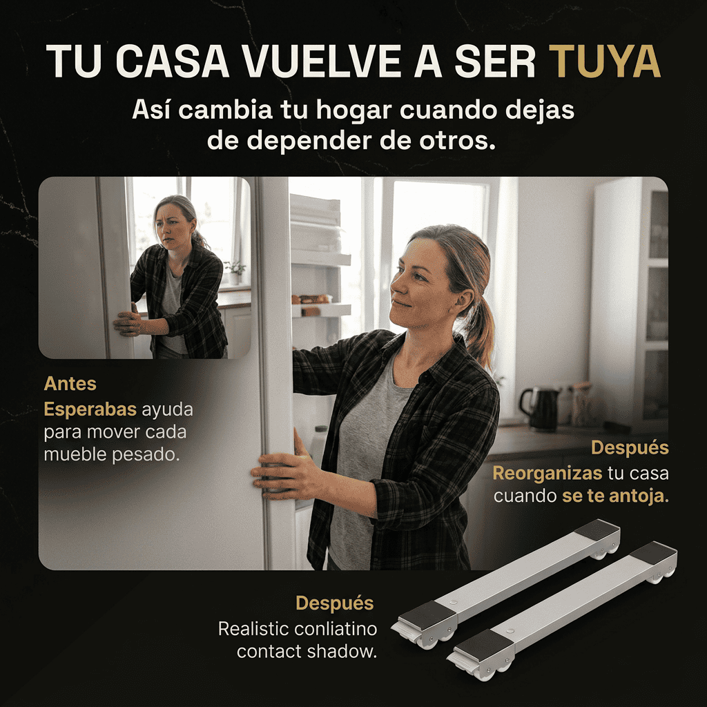 Bases de movimiento para muebles
